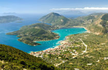 Nidri op Lefkas uitzicht