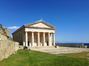 Corfu het oude fort in Kerkyra