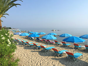 Corfu het strand van Roda
