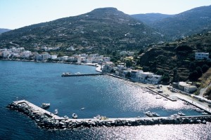 Haventje Ormos Korthiou op Andros
