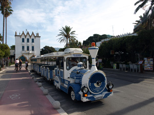 Het treintje in Kos-stad op de Dodekanesos
