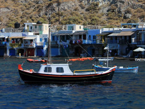 Het vissersdorp Klima op Milos.