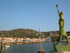 Paxos het standbeeld in Gaios
