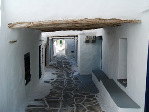 Sifnos een wandelgang in het Kastro