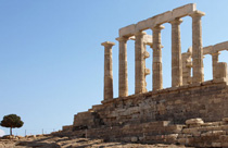 Griekenland geschiedenis sounio poseidon Tempel