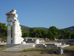 Epidaurus tempel op de Peloponnesos