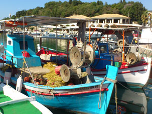 Haven van Sivota in Epirus