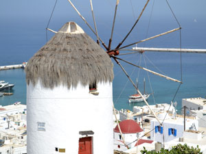 Streekmuseum van Mykonos in de molen Chora
