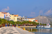 Haven van Argostoli op Kefalonia