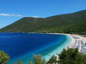 Antisamos beach op Kefalonia