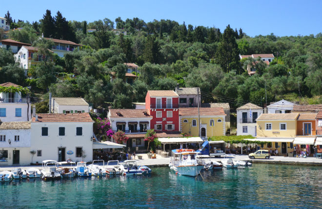 Loggos op Paxos vakantie