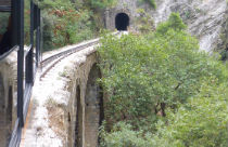 Diakofto Kalavrita railway spoor tunnel