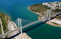 Chalkida de nieuwe brug