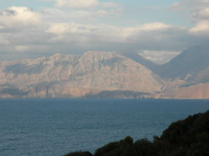 Uitzicht op Oost Kreta