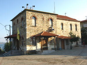 Agios Nikolaos kerk op Ammouliani eiland