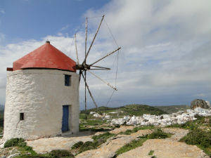 Windmolen bij Chora op Amorgos