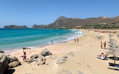 Falasarna beach noordwest Kreta