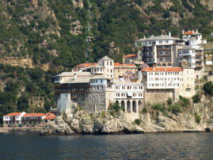 Athos cruise Osiou Grigoriou klooster