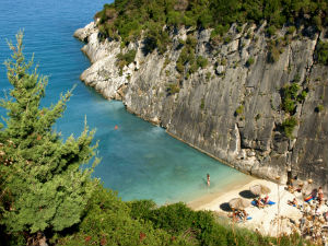 Xigia beach op Zakynthos