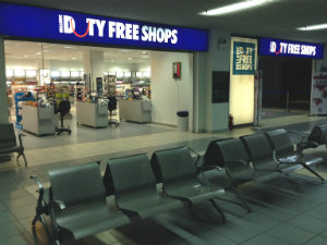 Vliegveld Zakynthos winkels duty free