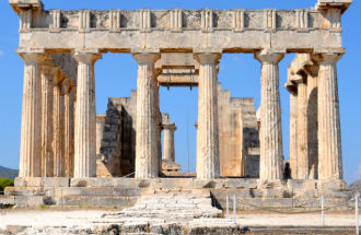 Aphaia tempel op Aegina