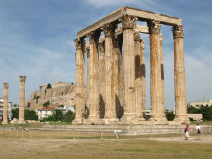 Athene bij beste bestemmingen ter wereld