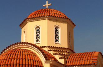 Spili kerk op Kreta Griekenland