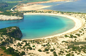 Voidokilia beach Peloponnesos Griekenland