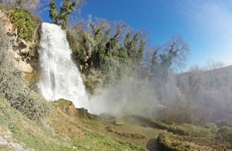 Edessa watervallen in Macedonië Griekenland