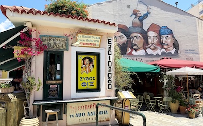 Oude centrum van Kalamata op de Peloponnesos