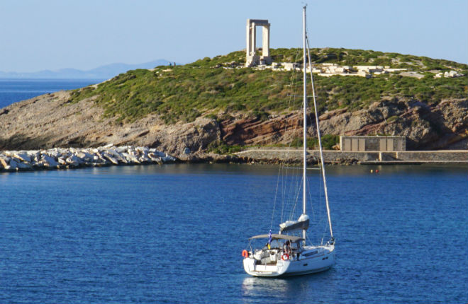 Naxos stad vakantie