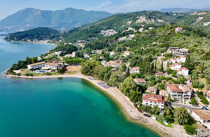 Nikiana aan de oostkust van Lefkas