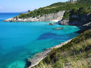 Zakynthos Xigia beach uitzicht