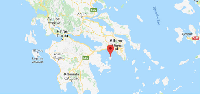 Aegina kaart