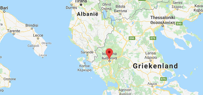 Parga Griekenland Kaart Kaart Parga Griekenland Kaart Kaart