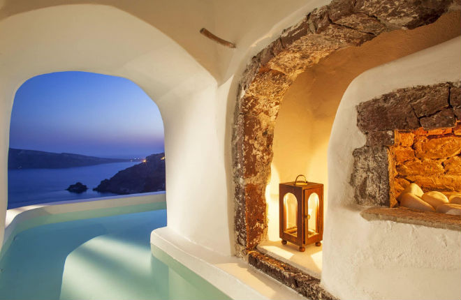 Beste luxe boutique hotel ter wereld op Santorini