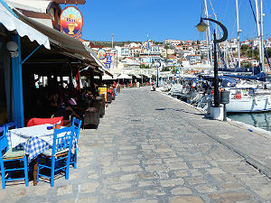 Samos de haven van Pythagorion