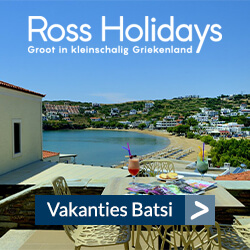 Batsi Andros vakantie met Ross Holidays