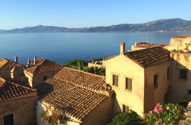 Monemvasia in de ochtend