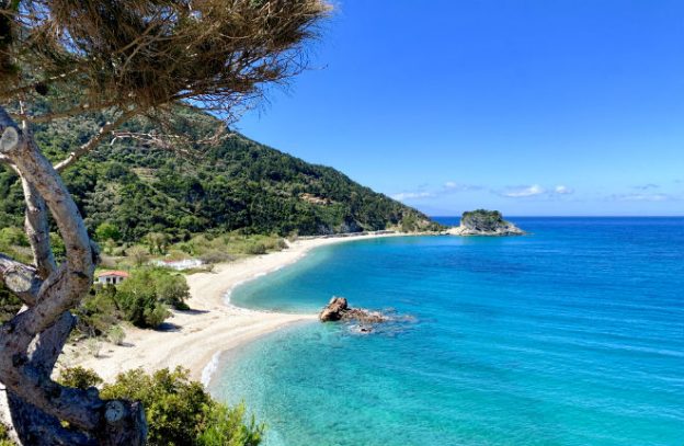 Potami beach op Samos