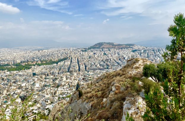 Lycabettus hill in Athene