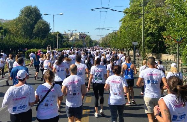 Marathon in Athene voor het goede doel