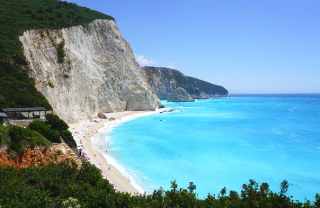 Porto Katsiki strand op Lefkas