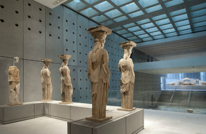 Acropolis museum in Athene