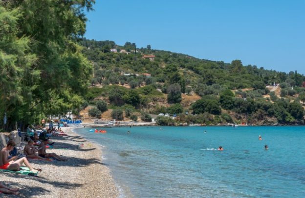 Kerveli beach op Samos