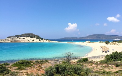 Simos beach 10 prachtige plekken om te zwemmen in Griekenland