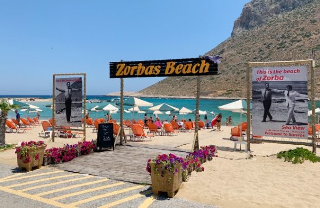 Stavros Zorbas beach op Kreta