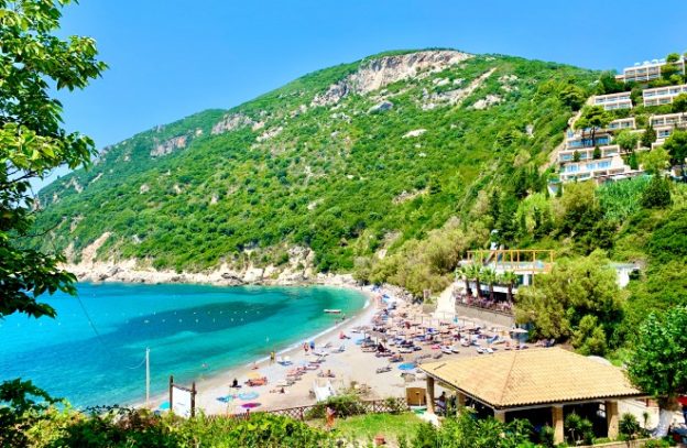 Giali beach Corfu - strand en vakantie - Griekenland.net