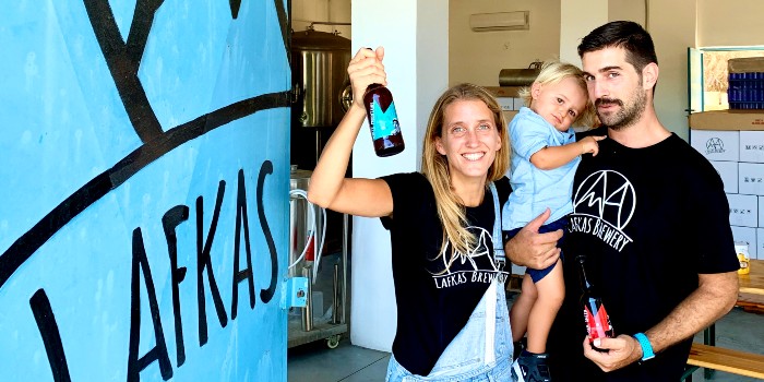 Lafkas: fris biertje uit Chania op Kreta