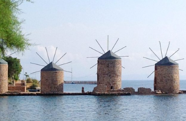 Chios klimaat en weer